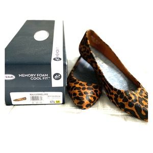 Animal print flats